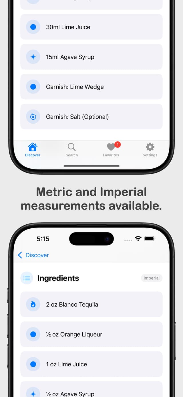 Recipe with Metric and Imperial Measurements